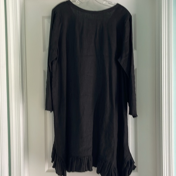 Heart’s Desire Seashore Linen Top 3/4 sleeves size L - Picture 4 of 5